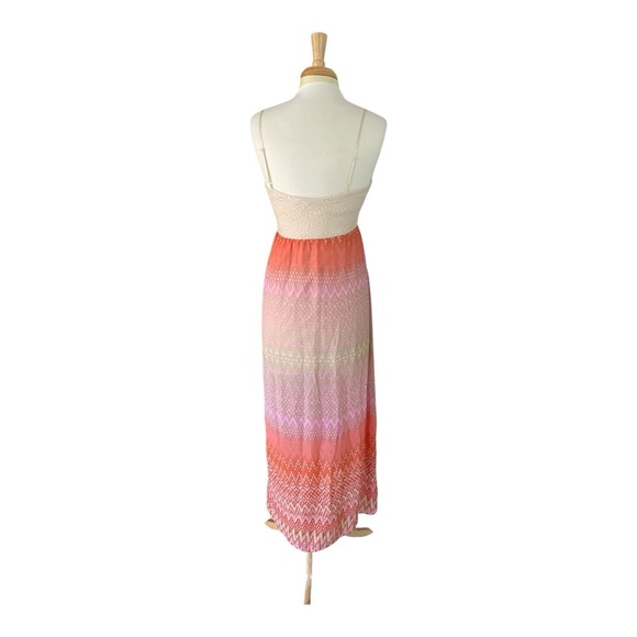 Trixxi Cream and Pink Ombre Maxi Dress - Picture 2 of 4